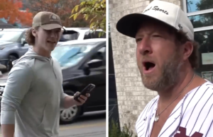 Dave Portnoy deelt een nieuwe video van de Antisemitic Heckler Confrontation